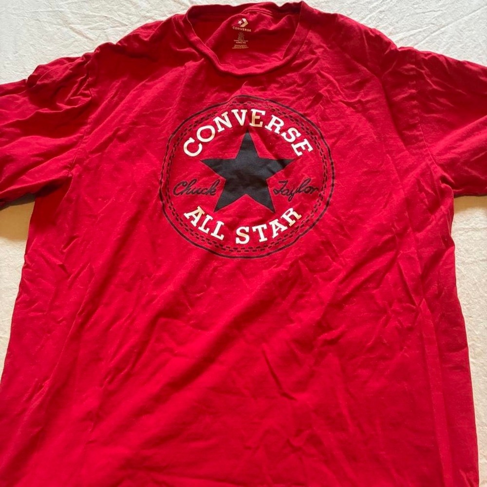 Red Converse All Star T-shirt